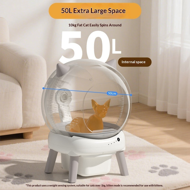 Cleannestpets Ez Fully Automatic Self-Cleaning Cat Litter Box Smart Cat Toilet